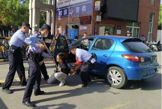 筑牢安全防線，共護校園和諧 ——宿州二中項目部成功舉行校園防恐演練